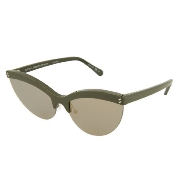 NWOT Stella McCartney 71 MM Core Cat Eye with metallic stud  display picture 3